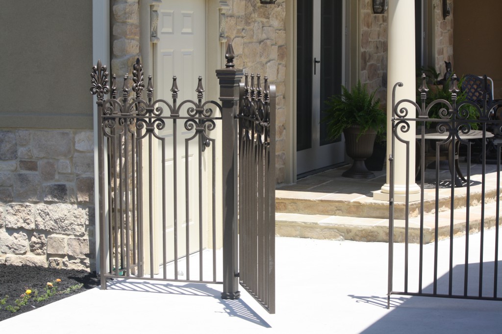 Exterior Pool Iron Pool Gate