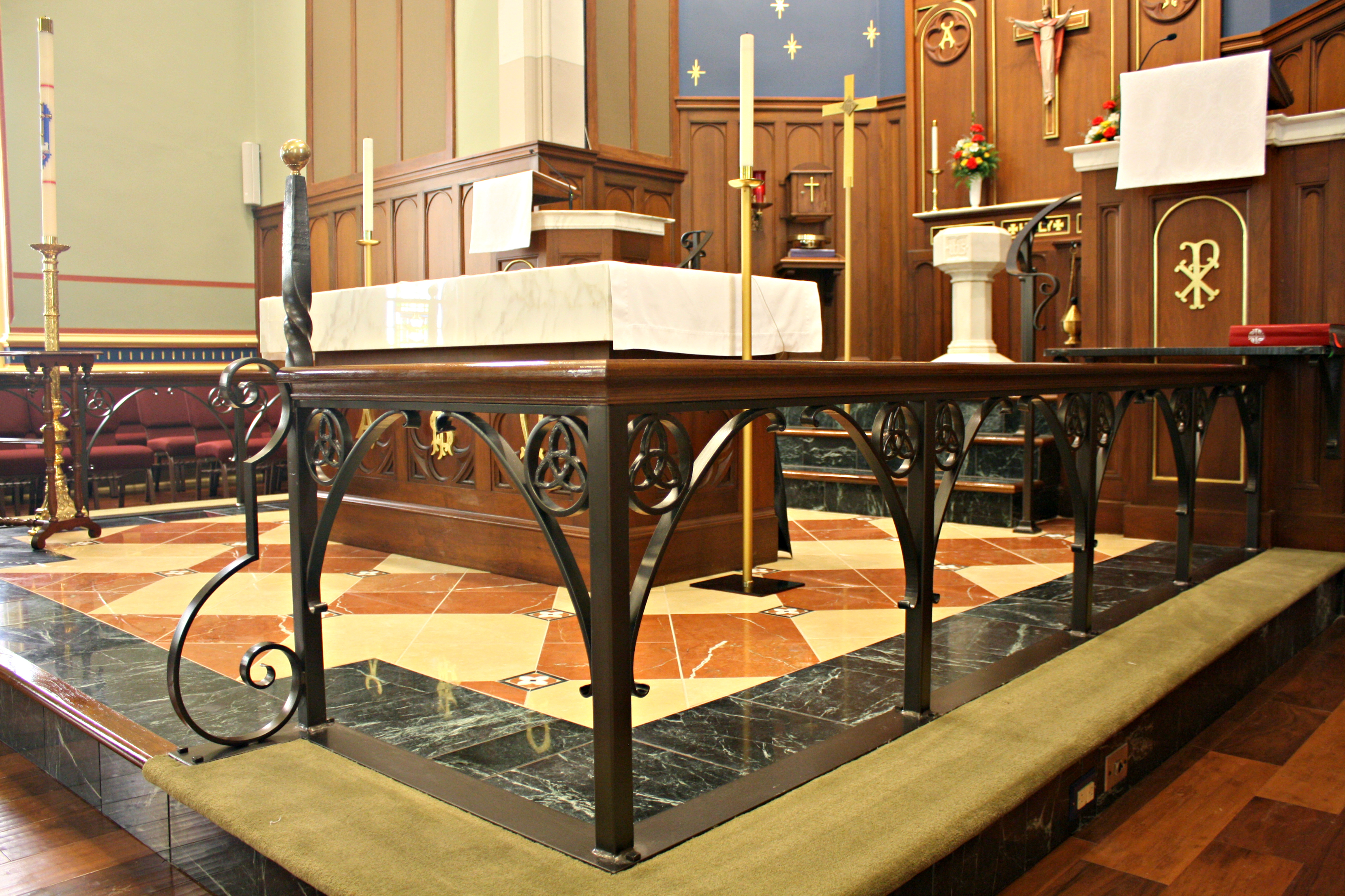 Interior Church Railings
