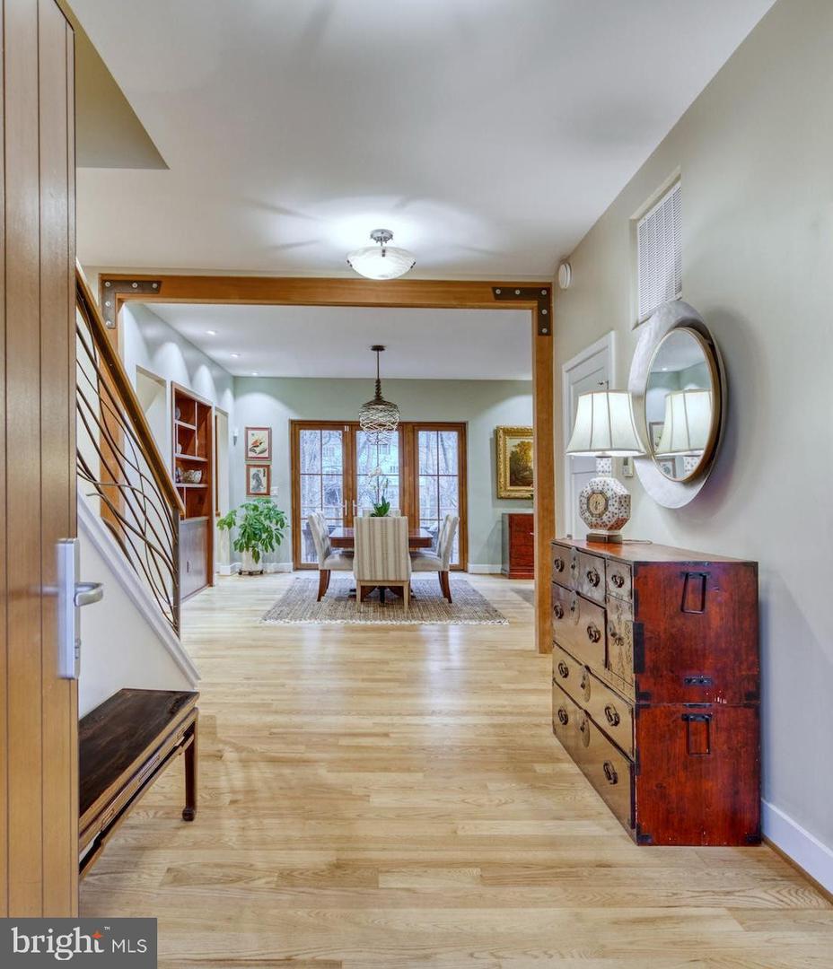 Custom metal railing- designed to have a natural feel like flowing water