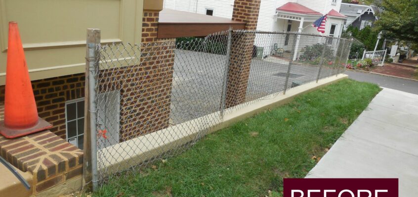 Before Fence is Replaced
