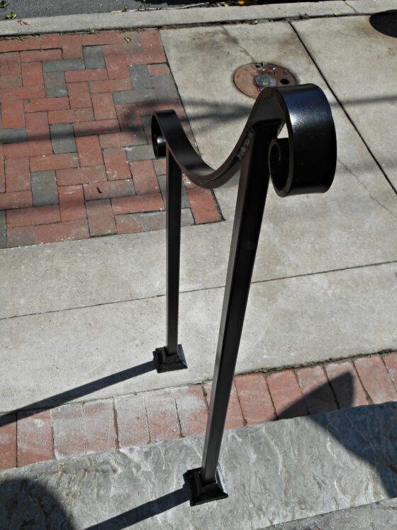 Wrought Iron Step Railing