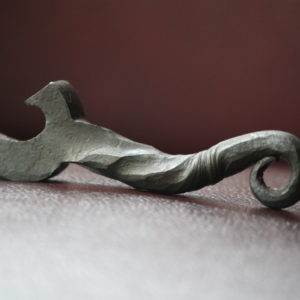 Key Chain, Hand Forged Bottle Opener