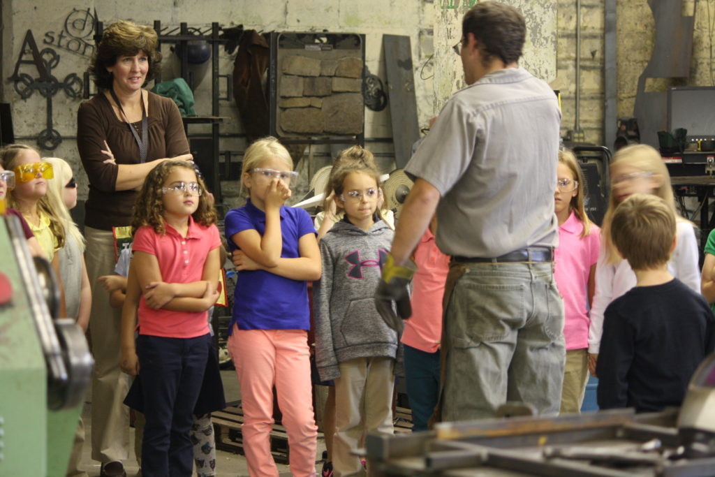 2nd grade field trip to Antietam Iron Works 