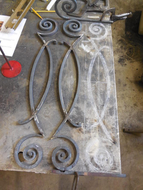 Metal Balcony Scrolls