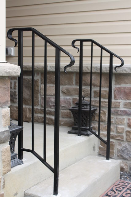 Railing for Small Steps or Walkways- Safety without compromising style ...